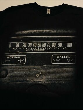 Morgan Wallen 2021 Wasted On You Dangerous Album T-Shirt MEDIUM Tour Country